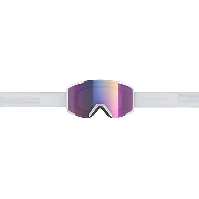 Превью Горнолыжная маска Маска горнолыжная SCOTT Shield Mineral White/Enhancer Teal Chrome (277837-7414315)